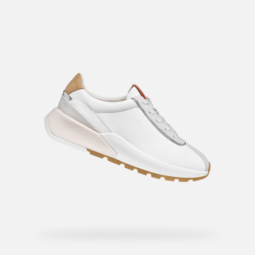 Анатомични сникърси естествена кожа Geox Metropoli D655JA 08532 C1236