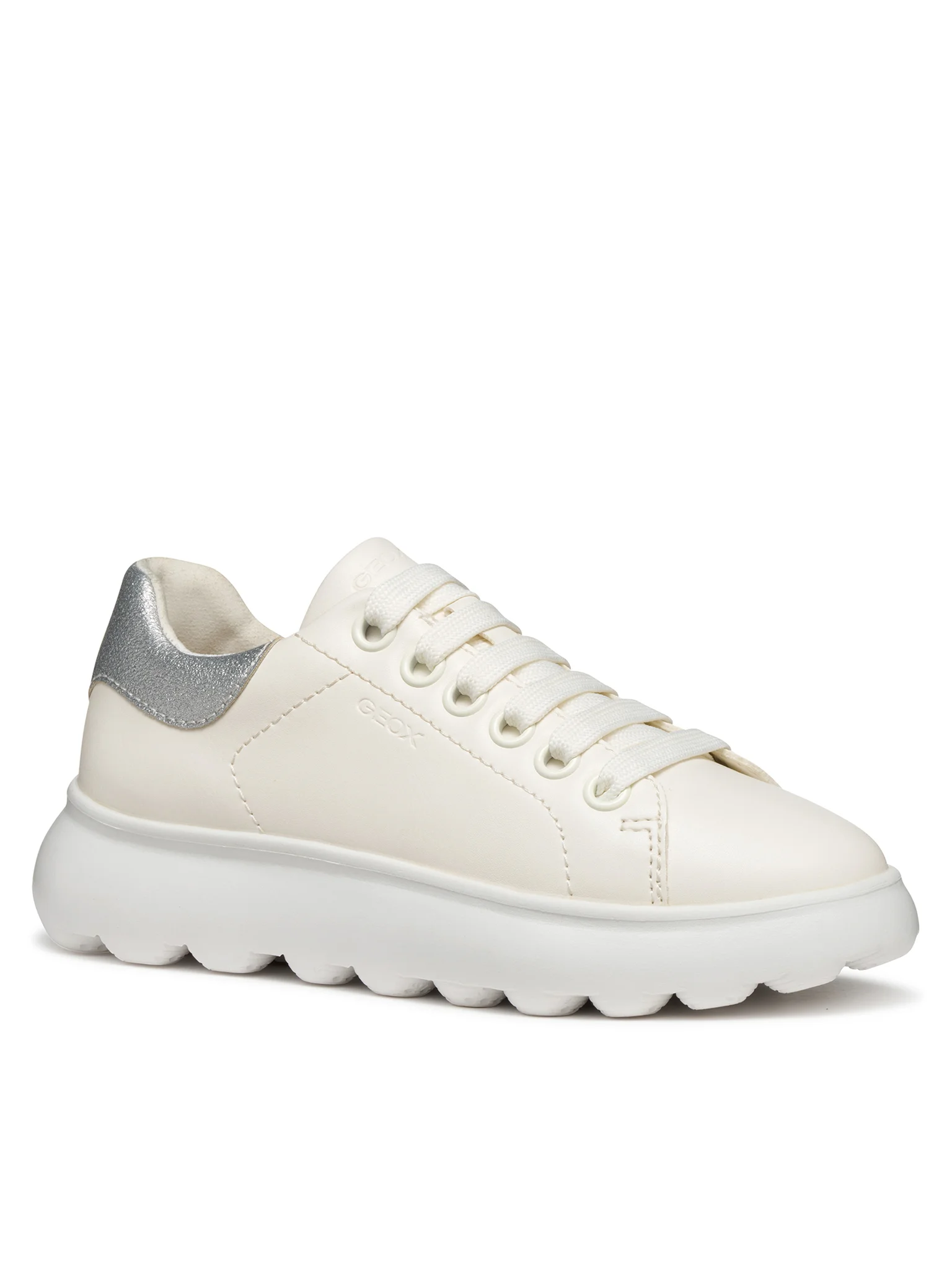 Олекотени анатомични кожени сникърси Geox J55MRA 000BC C0007