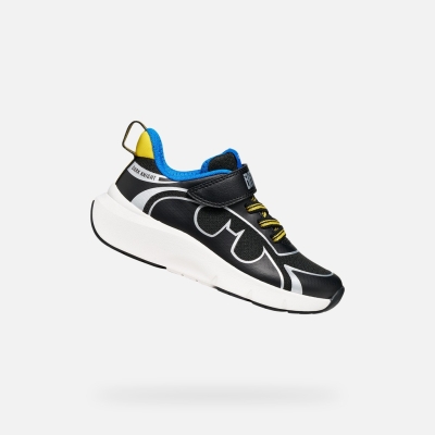 Олекотени сникърси Geox J66P7A 01454 C9221