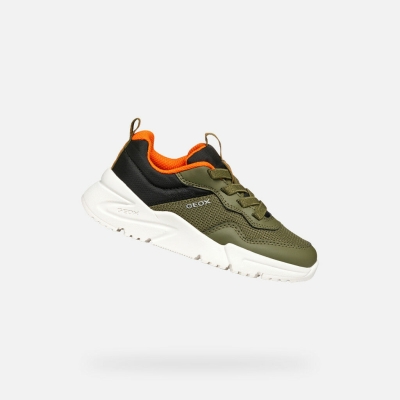 Олекотени сникърси Geox J55MQC 01454 C0498