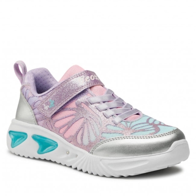 Светещи сникърси Geox J25E9B 0ASAJ C1316