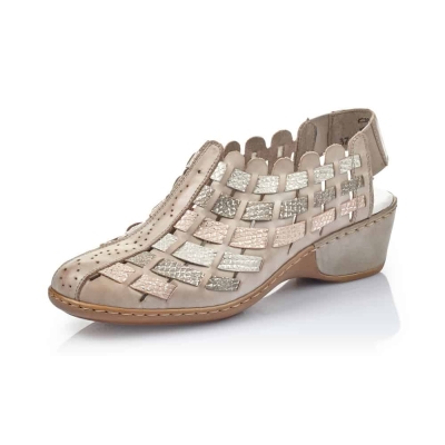 Сандали естествена кожа Rieker 121377247156