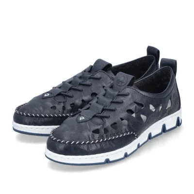 Анатомични дамски сандали естествена кожа Rieker 121377549956