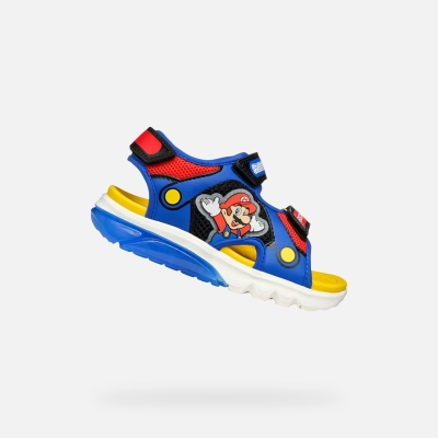 Светещи сандали Geox J55MXD 01454 C0833