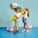 Олекотени анатомични сандали Geox WATER FRIENDLY J650JA 0CE15 C0659