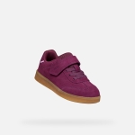 Анатомични кецове за момиче Geox естествена кожа велур J66DKA 022BC C8224