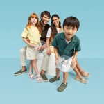 Олекотени бързосъхнещи сандали Geox J35HQA 000BC C0653